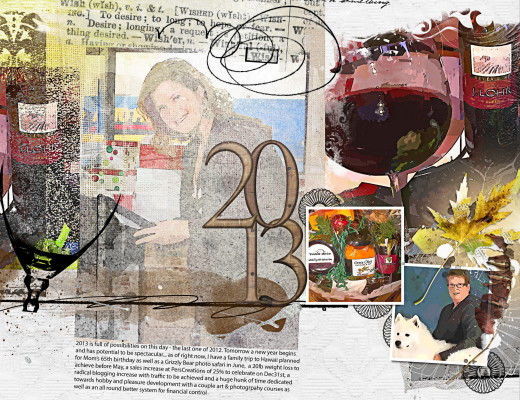 2013-- The Possibilities Scrapbook Layout