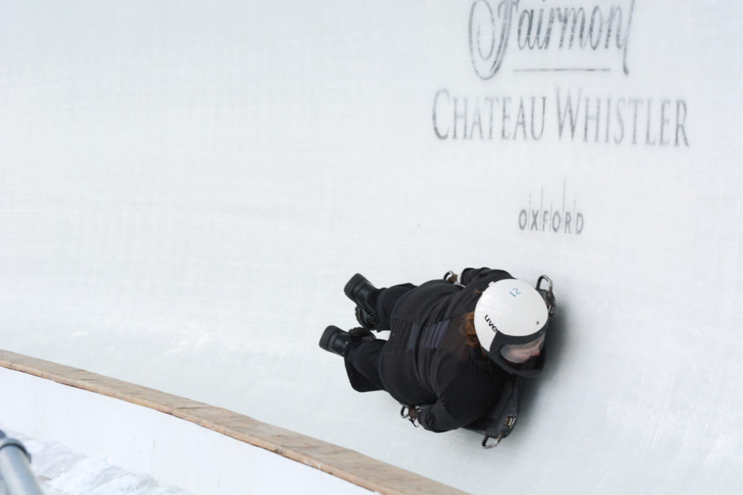 Whistler Skeleton Sliding